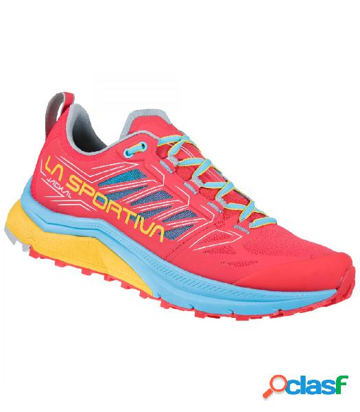 Zapatillas La Sportiva Jackal Mujer Hibiscus Malibu Blue 38