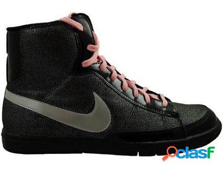 Zapatillas NIKE Blazer Mid Metro GS Cuero natural, Material