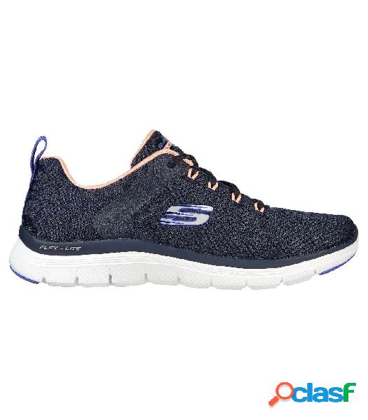 Zapatillas Skechers Flex Appeal 4.0 Mujer Navy Multi 38