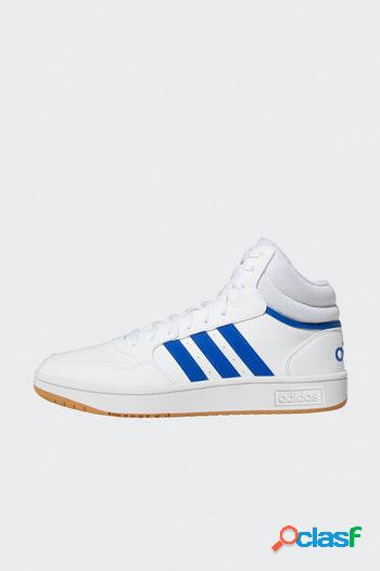 Zapatillas adidas hoops 3.0 mid ftwwht/royblu/gum3 hombre