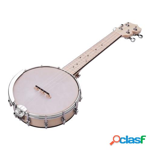 ammoon Concierto Resonador de 23 pulgadas Banjo Uke