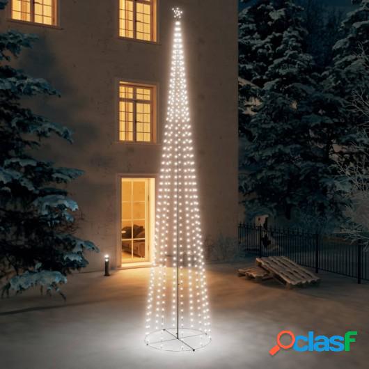 Árbol Navidad cono 752 LEDs blanco frío adorno 160x500 cm