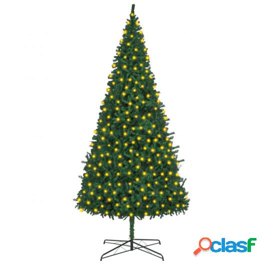 Árbol de Navidad artificial con LED 400 cm verde