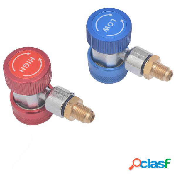 vidaXL Adaptadores de acoplamiento rápido de refrigerador 2