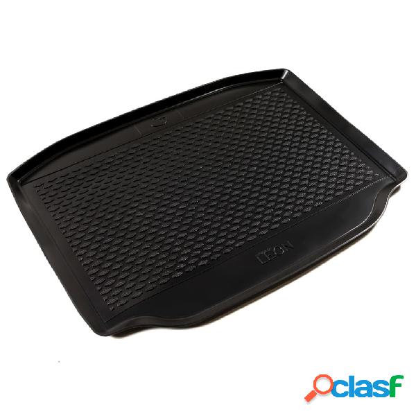 vidaXL Alfombra de maletero de coche Seat LEON 3 puertas