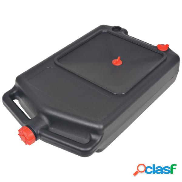 vidaXL Contenedor de aceite usado portátil 10 L