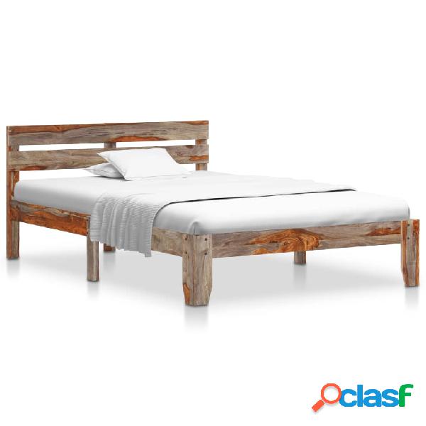 vidaXL Estructura de cama de madera maciza de sheesham