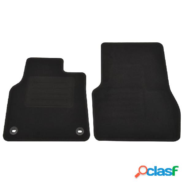 vidaXL Juego de alfombrillas de coche 2 pzas Opel Zafira