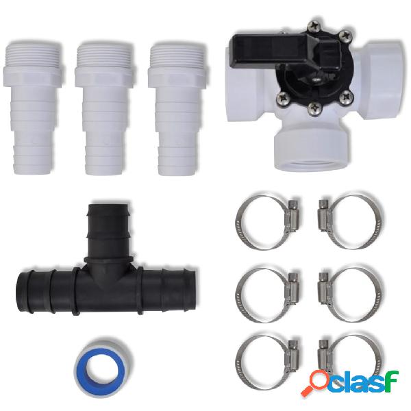 vidaXL Kit de derivación para calentador solar de piscina