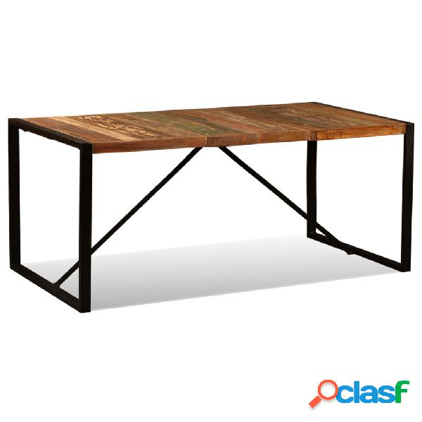 vidaXL Mesa de comedor de madera maciza reciclada 180 cm