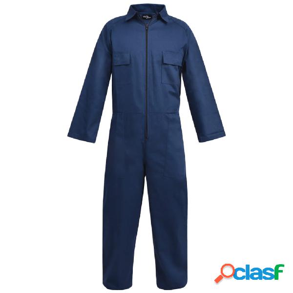 vidaXL Mono de trabajo de hombre talla M azul