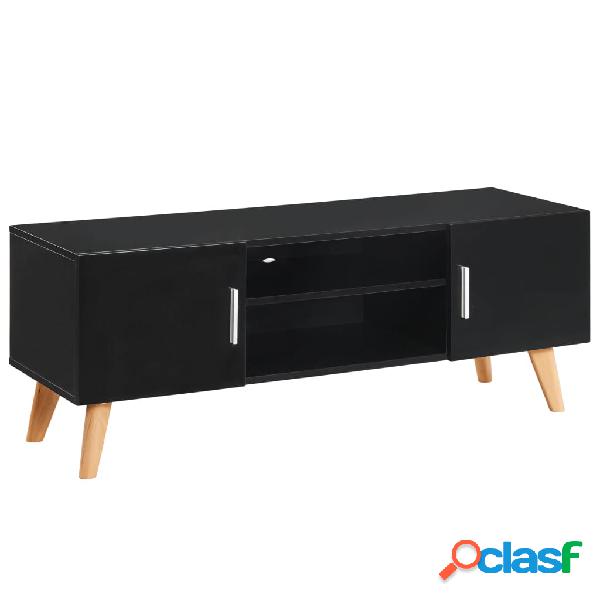 vidaXL Mueble para el televisor 120x40x46 cm MDF negro