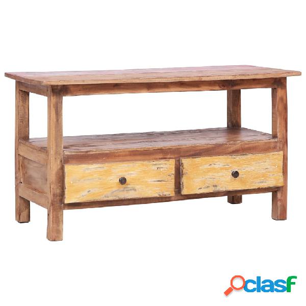 vidaXL Mueble para la TV de madera maciza reciclada 90x40x50