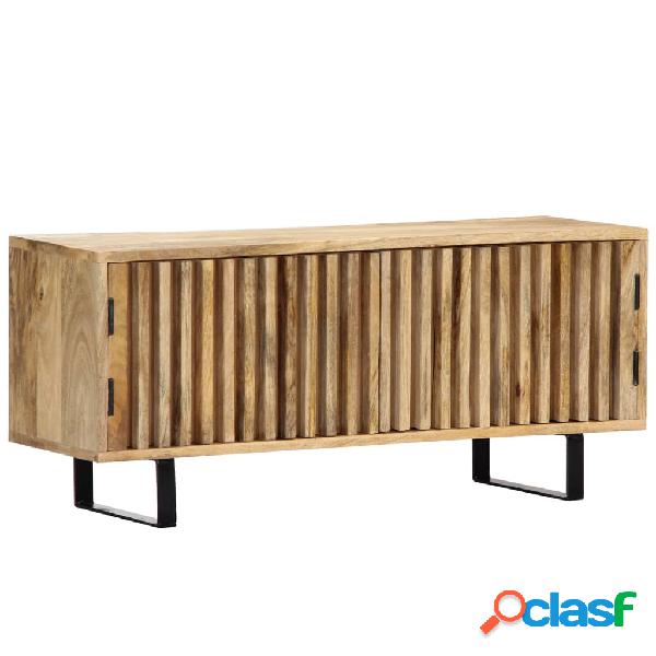 vidaXL Mueble para la TV madera maciza de mango 90x30x40 cm