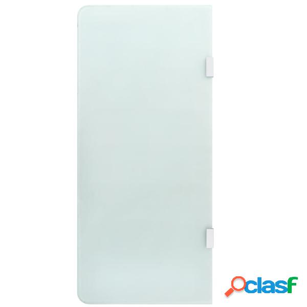 vidaXL Panel privacidad de urinario de pared vidrio templado