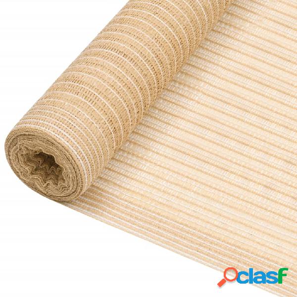 vidaXL Red de privacidad HDPE beige 3,6x50 m 150 g/m²