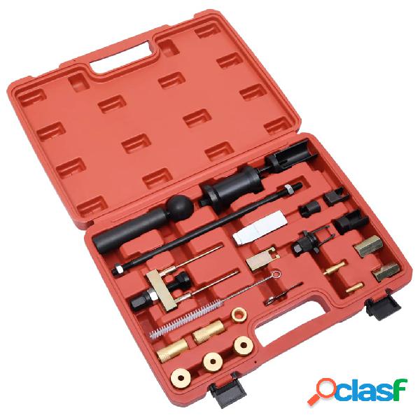 vidaXL Set de extractores de inyectores gasolina diésel 23