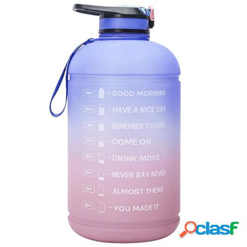 1 Gallon Water Bottle with Time Marker BPA FREE 3.78L Sports