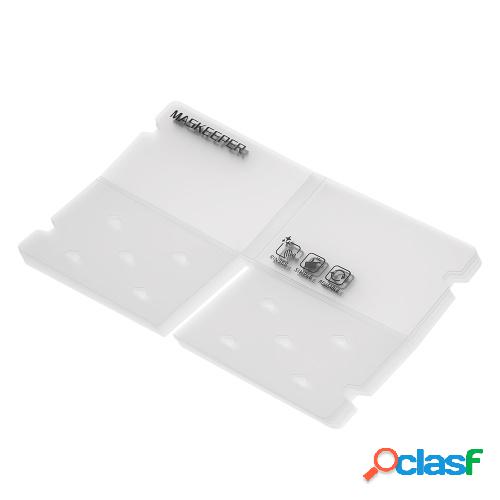 10PCS Clip de almacenamiento Ma-sk Organizador portátil de