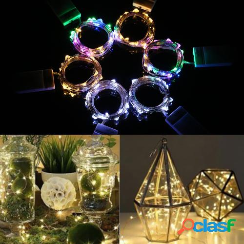1M / 3.3FT 10LEDs Cadena de alambre de cobre estrellado