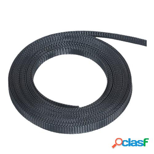 21ft 1/4 Inch (6mm) Expandable Braided Cable Sleeve Cord