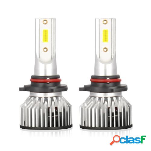 2Pcs 9006 40W IP68 Impermeable Coche LED Bombillas de faros