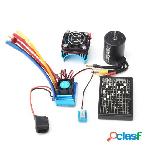 3650 Motor sin escobillas 4300KV con 120A sin escobillas ESC