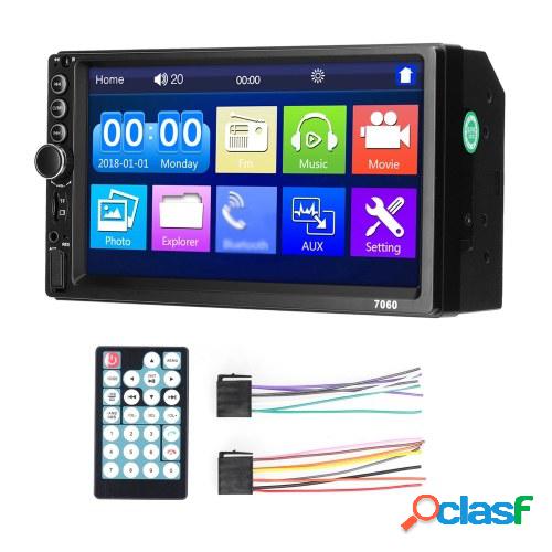 7 pulgadas coche MP5 reproductor doble Din estéreo FM Radio