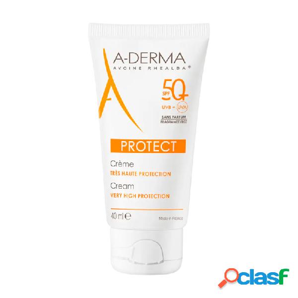 A-derma Protección Facial PROTECT Crema solar facial SPF