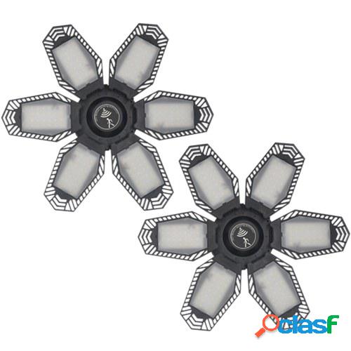 AC110-130V 100W LED Luz de garaje Luces de techo plegables