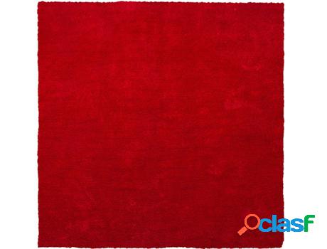 Alfombra Demre (Rojo - Poliéster -200x200x2 cm)