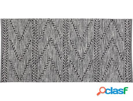 Alfombra Termal (Negro - Algodón -80x150x1 cm)