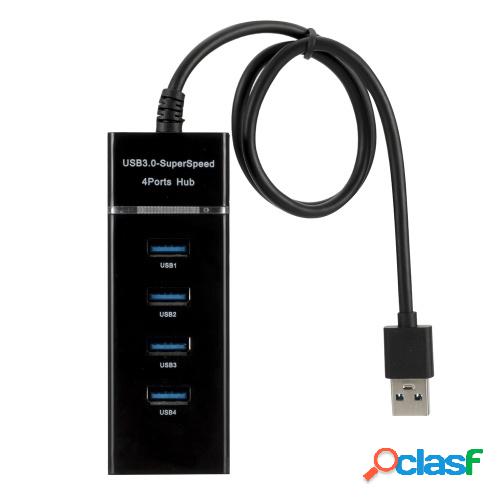 Alta velocidad de 4 puertos USB 3.0 Multi HUB Splitter