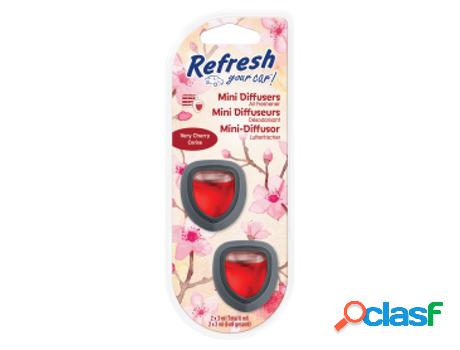 Ambientador de Coche REFRESH YOUR CAR Mini Difusor (Cereza)