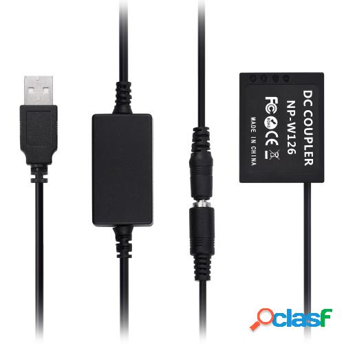 Andoer CP-W126 Kit de alimentación USB Acoplador de CC