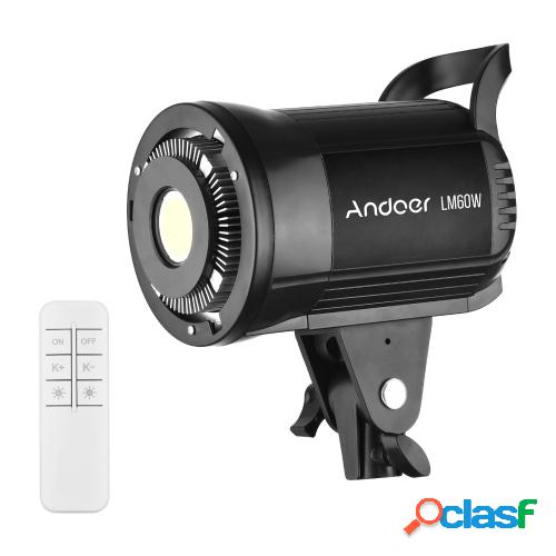 Andoer LM60W Luz de relleno de fotografía LED portátil 60W