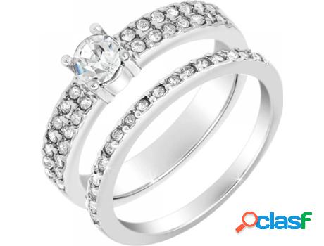Anillo SC_CRYSTAL Zirconia (bañado a rodio - 56)