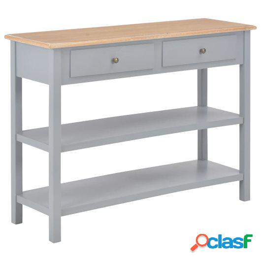 Aparador de MDF 110x35x80 cm gris