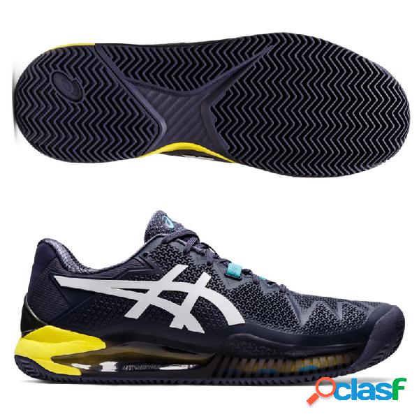 Asics gel resolution 8 clay indigo fog white 44