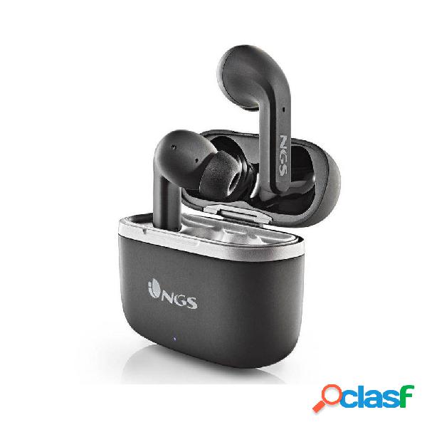 Auriculares Bluetooth NGS Ártica Crown con estuche de