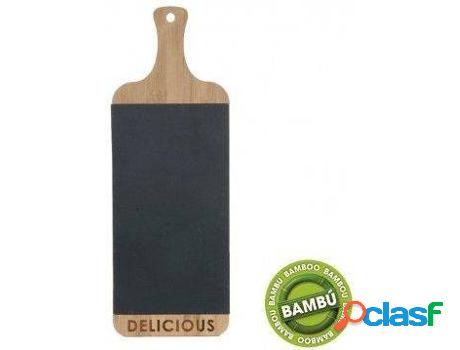 Bandeja HOGAR Y MÁS De Bambú Con Natural Diseño Deliciou