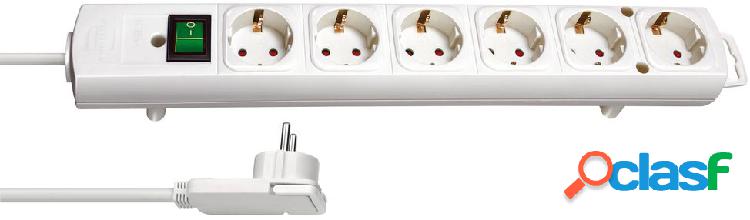 Base Múltiple Brennenstuhl Comfort Line 6 Tomas 2m Blanco