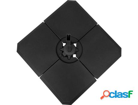 Base de Sombrilla OUTSUNNY Negra (100x100x9.5cm)