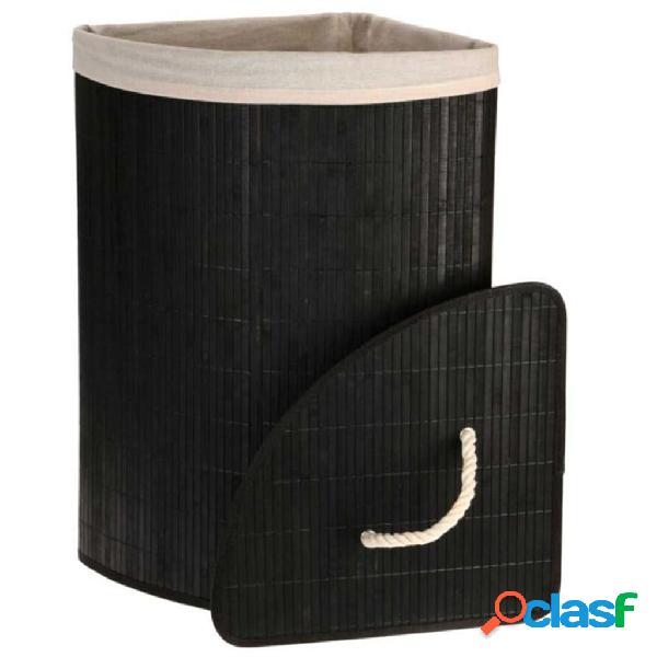 Bathroom Solutions Cesto para la colada esquinero bambú