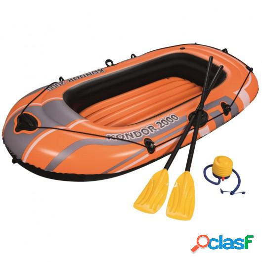 Bestway Barca inflable Kondor 2000 Set 188x98 cm 61062
