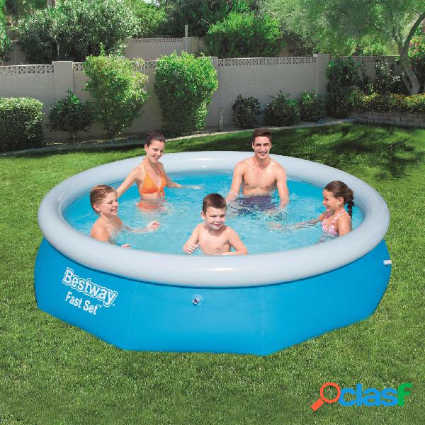 Bestway vidaXL Piscina redonda inflable Fast Set 305x76 cm