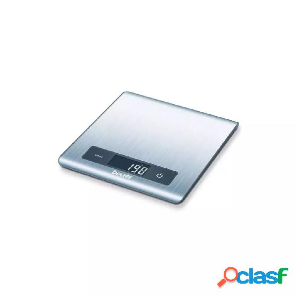 Beurer Balanza de cocina KS 51 5 kg plateada