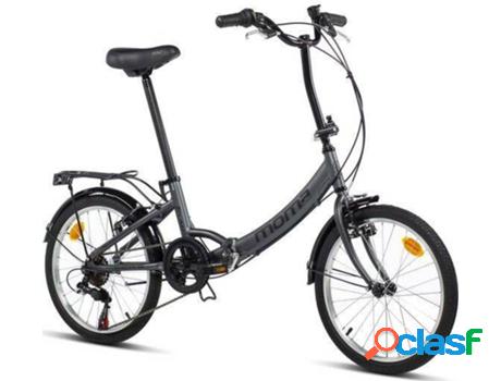 Bicicleta Plegable MOMA BIKES BIFIRST2GUN Gris (80x35x65 cm)