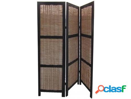 Biombo HOGAR Y MÁS Madera Black Panele