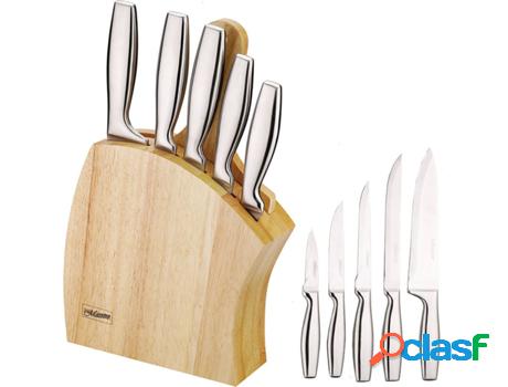 Bloque Cuchillos Cocina Profesional, 7 pcs., MAESTRO Taco